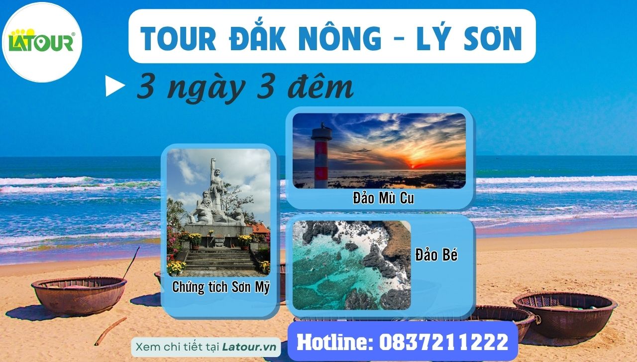 Tour Đắk Nông - Lý Sơn 3 ngày 3 đêm