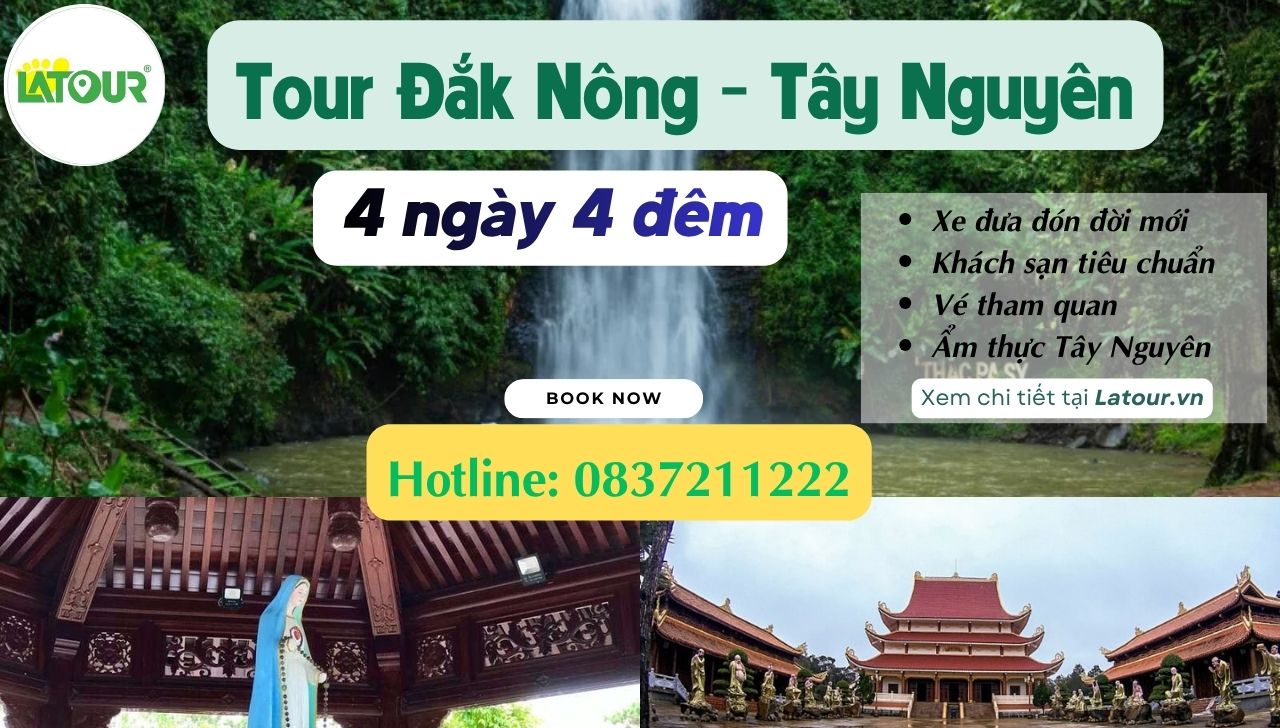 Tour Đắk Nông đi Tây Nguyên