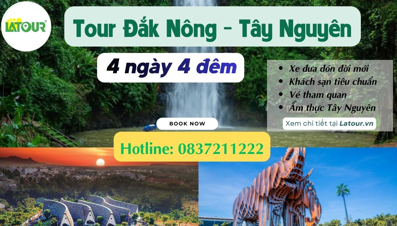 Tour Đắk Nông đi Tây Nguyên