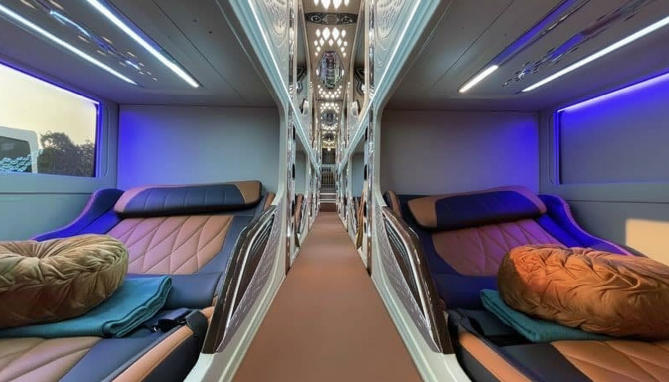 Nội thất xe khách tiện nghi Nội thất xe khách tiện nghi