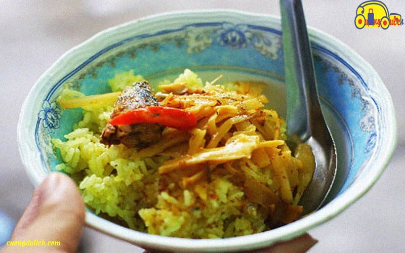 Xôi măng cá Măng Đen