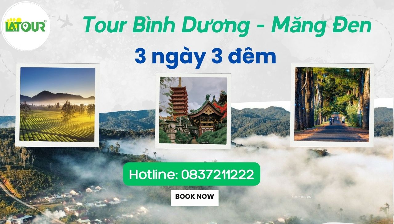 Tour Bình Dương Măng Đen 3 ngày 3 đêm ngày 1