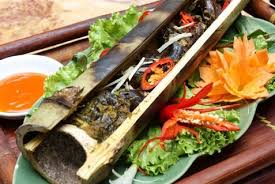 Bò nướng ống tre Gia Lai
