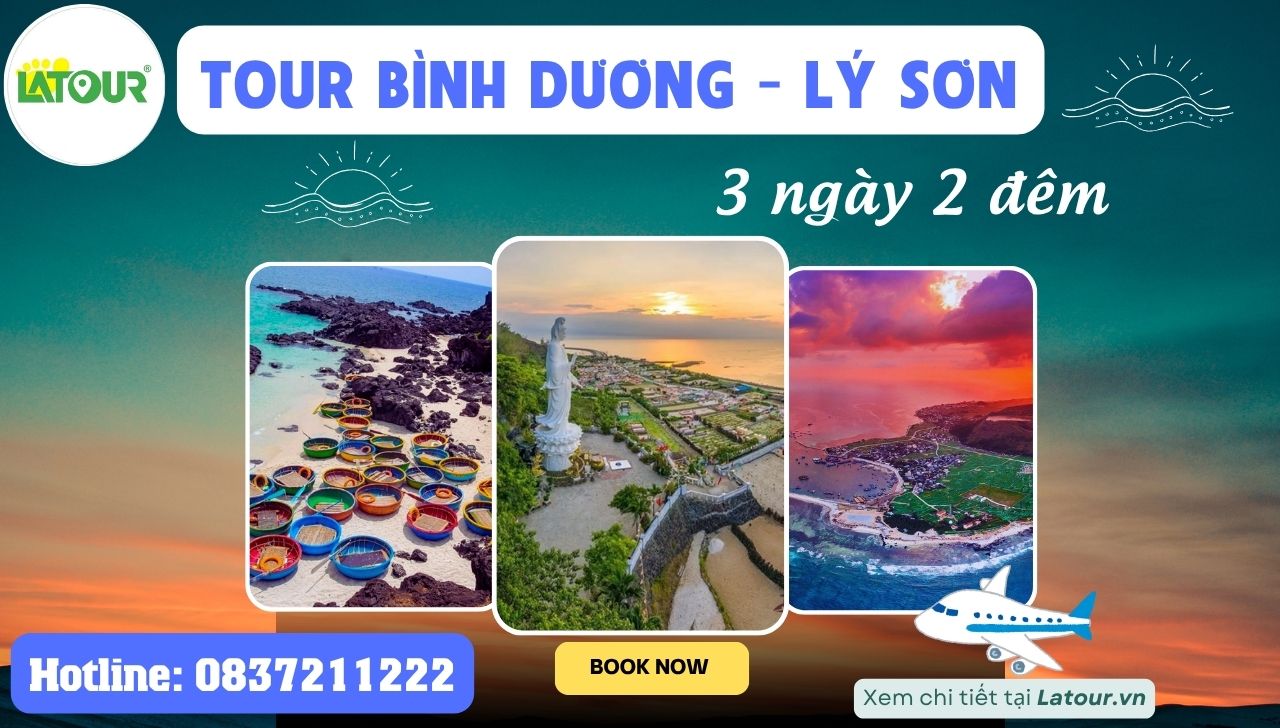 Tour Bình Dương - Lý Sơn 3 Ngày 2 Đêm