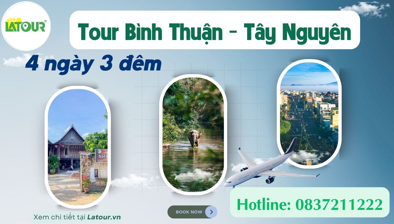 Tour Bình Thuận Tây Nguyên 4 ngày 3 đêm