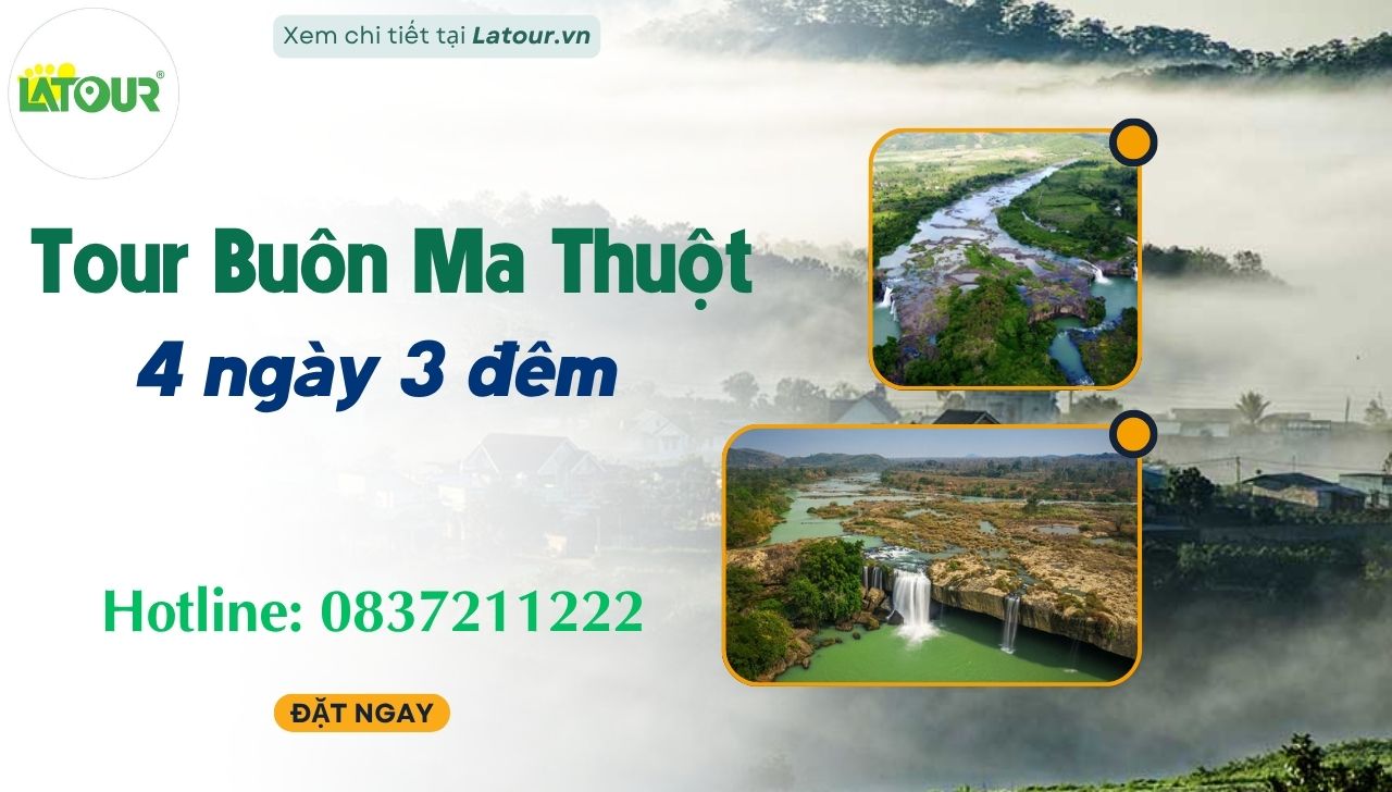 Tour Du lịch Buôn Ma Thuột 4 ngày 3 đêm