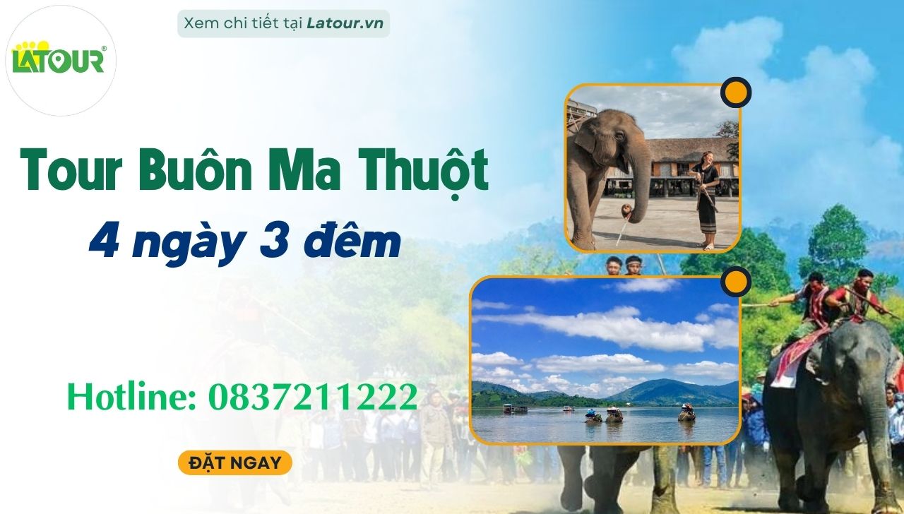 Tour Du lịch Buôn Ma Thuột 4 ngày 3 đêm