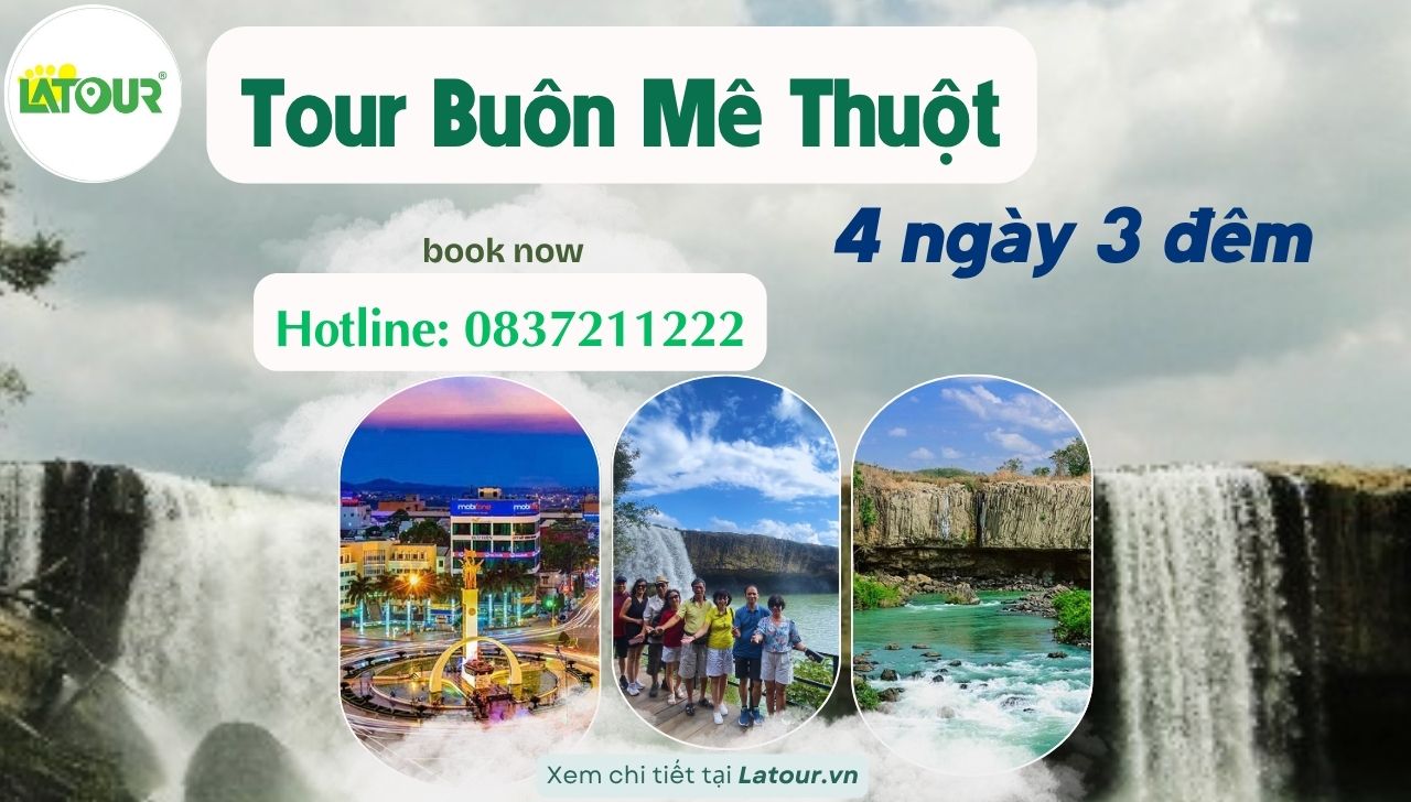 Tour du lịch Buôn Ma Thuột 4 ngày 3 đêm giá rẻ