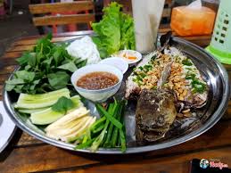 Cá chốt nướng trui