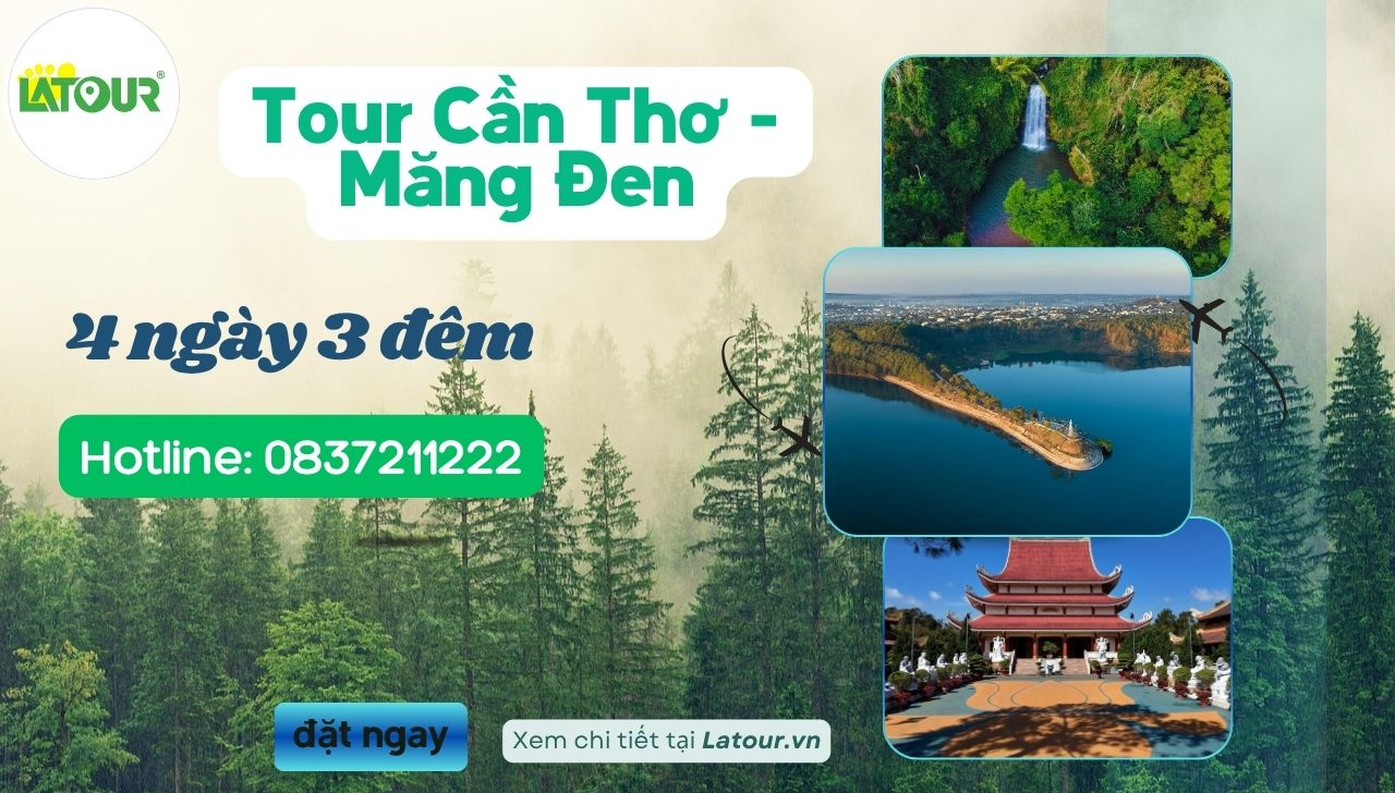 Cần Thơ Măng Đen 4 ngày 4 đêm