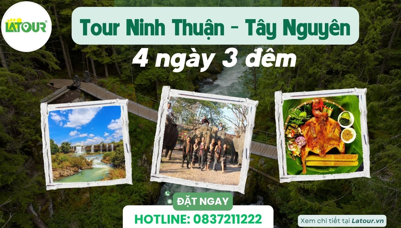 Tour Ninh Thuận Tây Nguyên 4 ngày 3 đêm