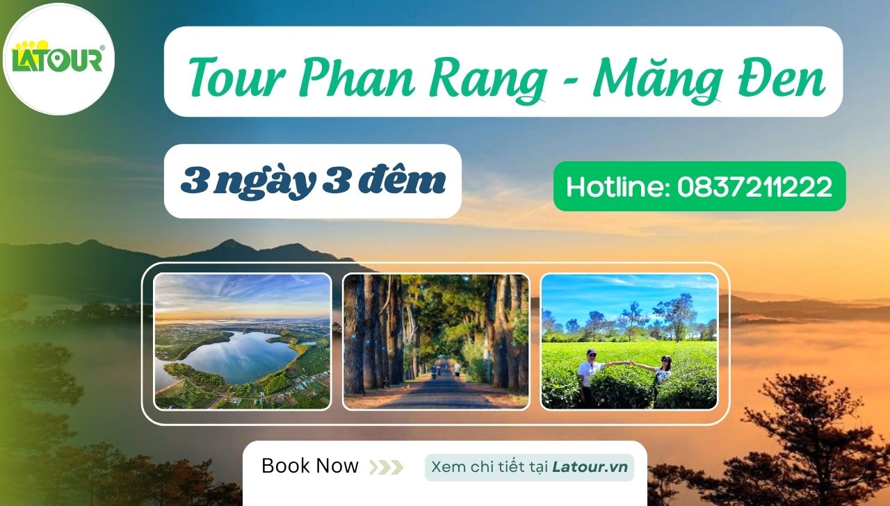 Tour Phan Rang (Ninh Thuận) Măng Đen 3 ngày 3 đêm ngày 1