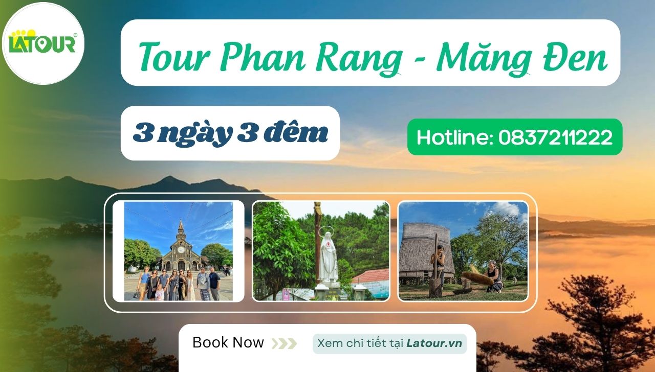 Tour Phan Rang (Ninh Thuận) Măng Đen 3 ngày 3 đêm ngày 2