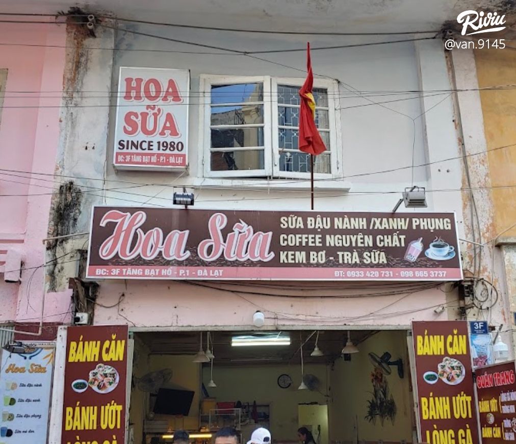 Quán Hoa Sữa (Sữa đậu nành Hoa Sữa – Tăng Bạt Hổ)