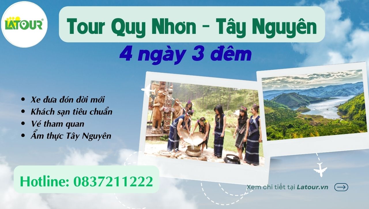 Tour Quy Nhơn đi Tây Nguyên
