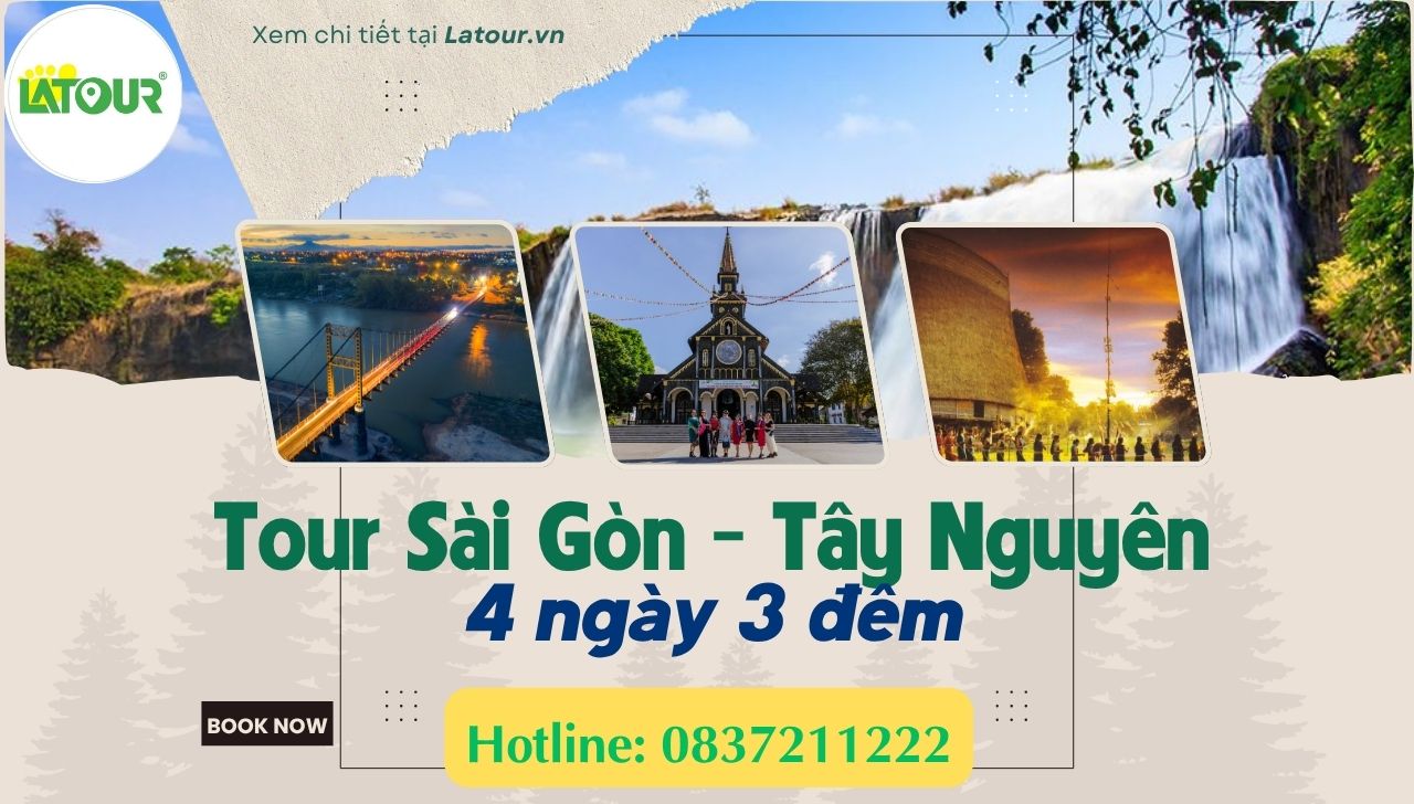 tour Sài Gòn Tây Nguyên 4 ngày 3 đêm