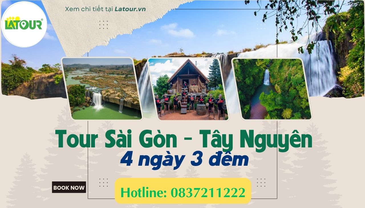 tour Sài Gòn Tây Nguyên 4 ngày 3 đêm