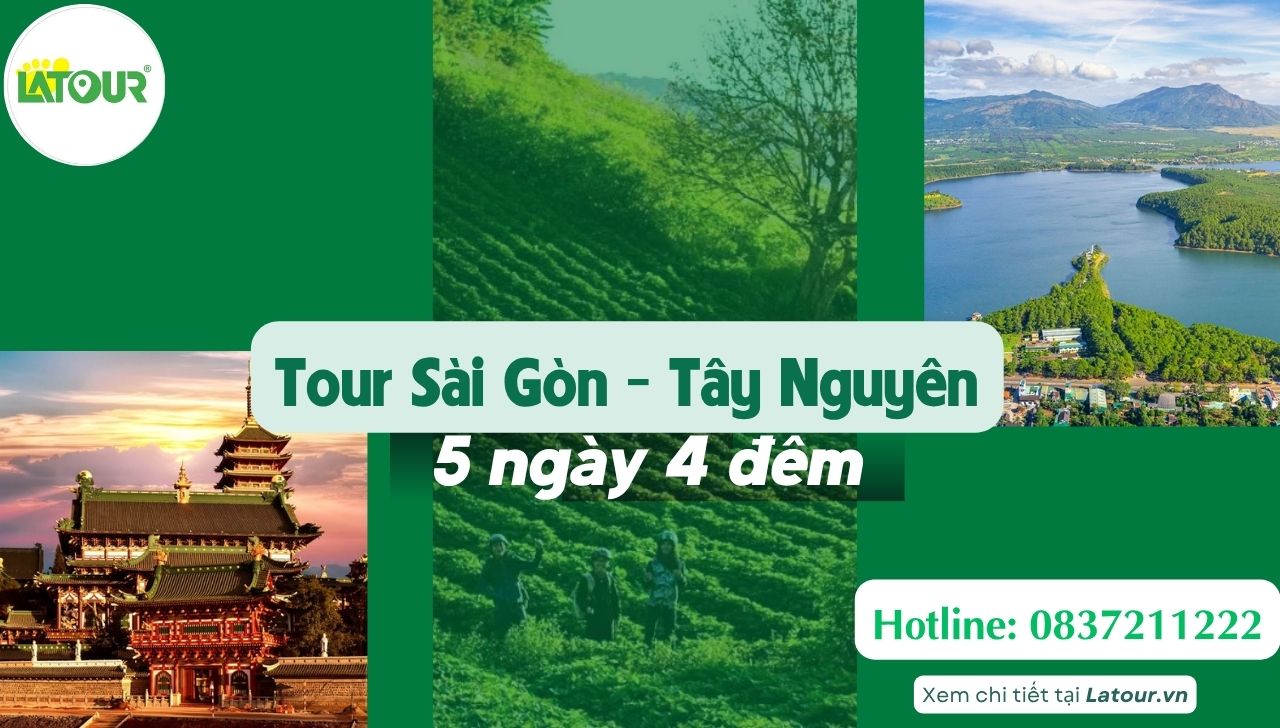 tour Sài Gòn đi Tây Nguyên 4 ngày 3 đêm