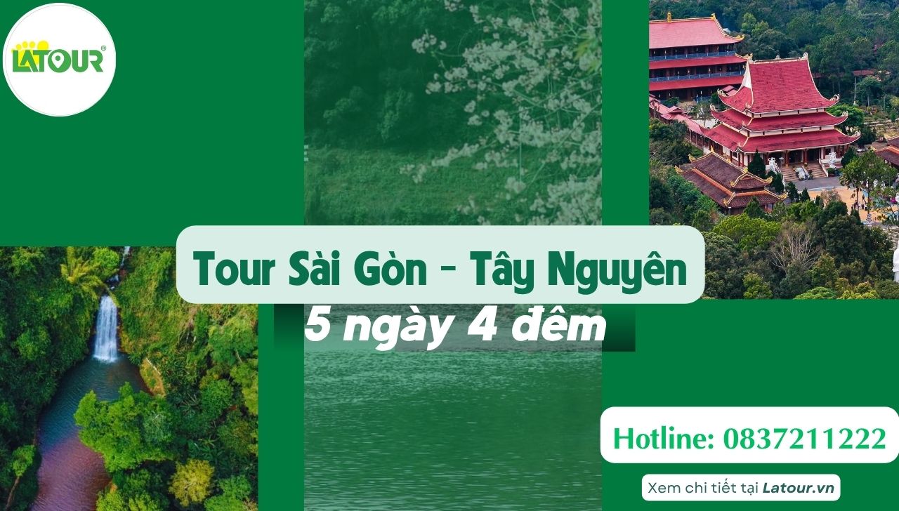 tour Sài Gòn đi Tây Nguyên 4 ngày 3 đêm