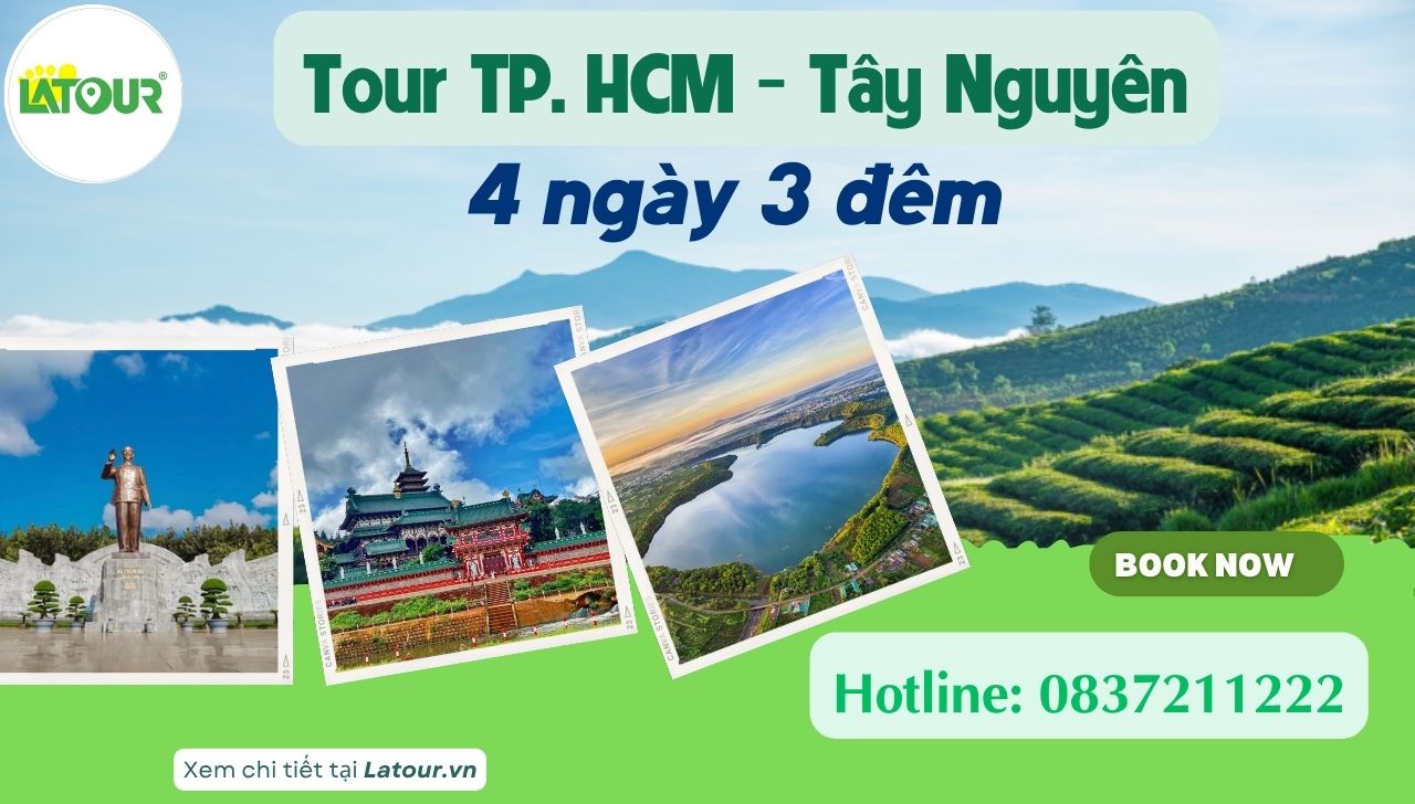 Tour TP. Hồ Chí Minh Tây Nguyên 4 ngày 3 đêm