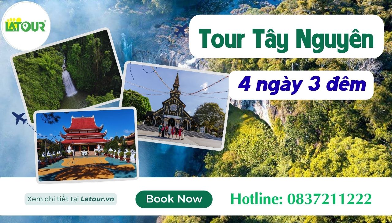 Tour du lich Tây Nguyên 4 Ngày 3 Đêm