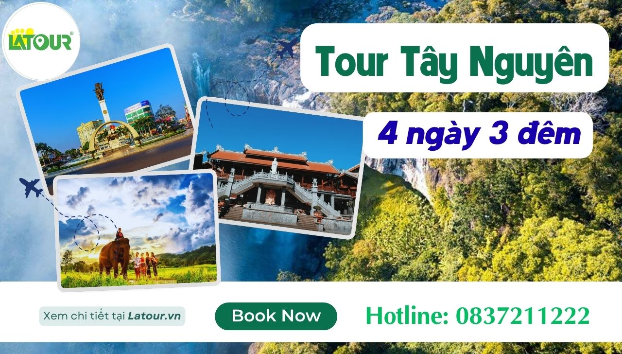 Tour du lich Tây Nguyên 4 Ngày 3 Đêm