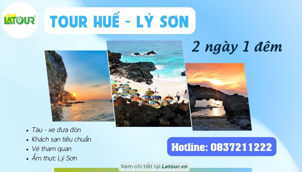 Tour Đảo Lý Sơn 2 ngày 1 đêm đi từ Huế