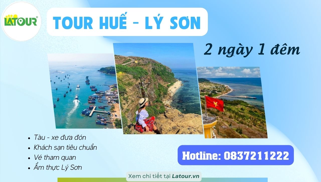 Tour Đảo Lý Sơn 2 ngày 1 đêm đi từ Huế