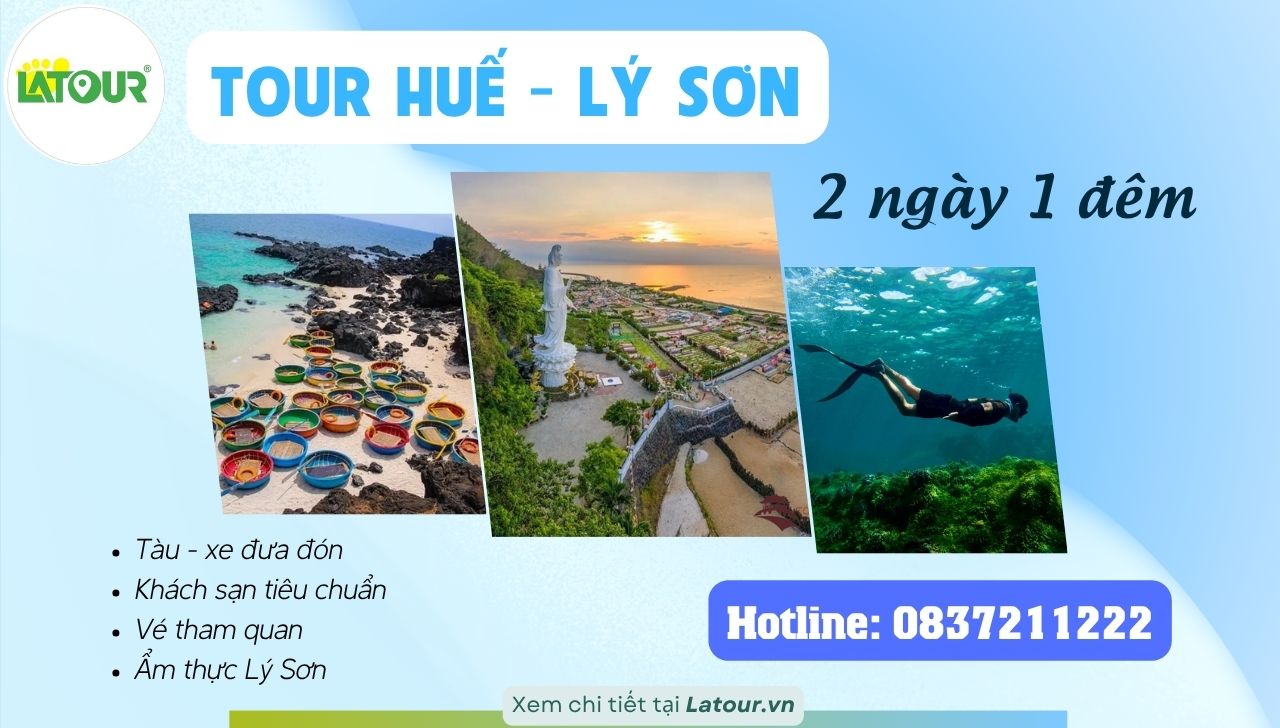 Tour Đảo Lý Sơn 2 ngày 1 đêm đi từ Huế