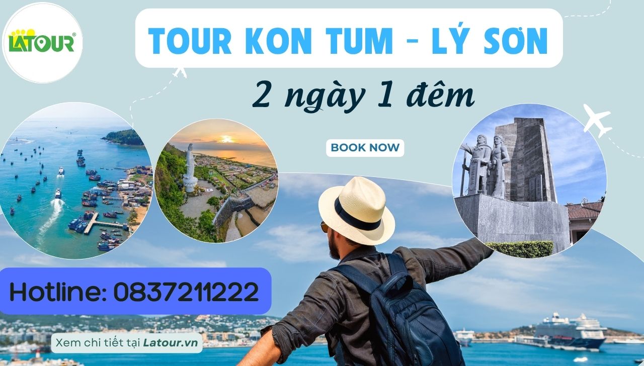 Tour Đảo Lý Sơn 2 ngày 1 đêm đi từ Kon Tum