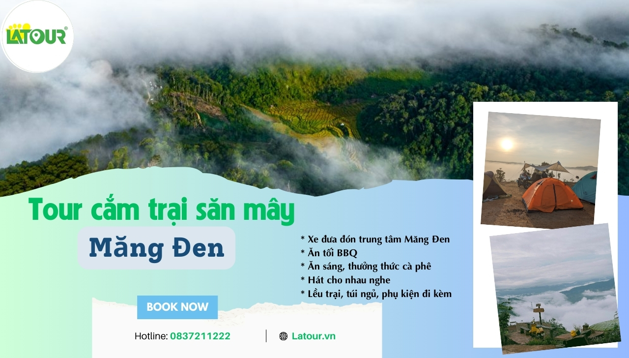 Tour cắm trại săn mây Măng Đen