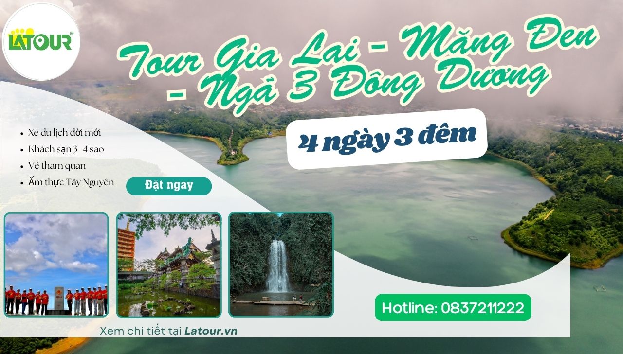 TOUR GIA LAI KON TUM MĂNG ĐEN NGÃ 3 ĐÔNG DƯƠNG