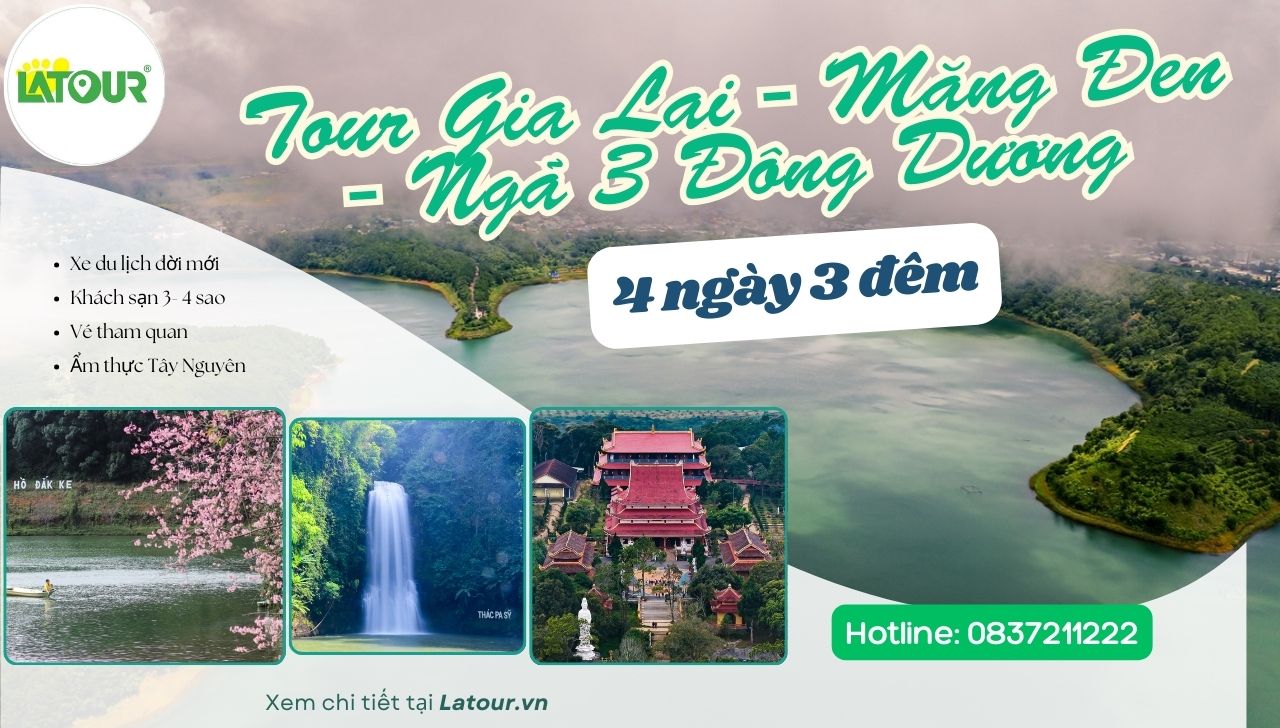 TOUR GIA LAI KON TUM MĂNG ĐEN NGÃ 3 ĐÔNG DƯƠNG