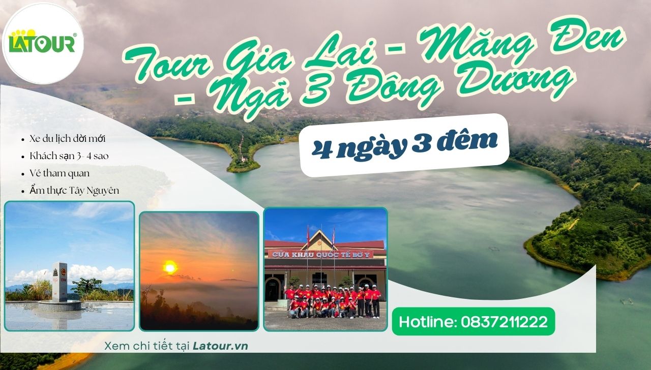 TOUR GIA LAI KON TUM MĂNG ĐEN NGÃ 3 ĐÔNG DƯƠNG
