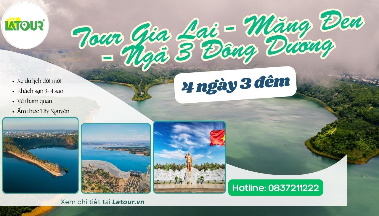 Báo giá TOUR GIA LAI KON TUM MĂNG ĐEN NGÃ 3 ĐÔNG DƯƠNG