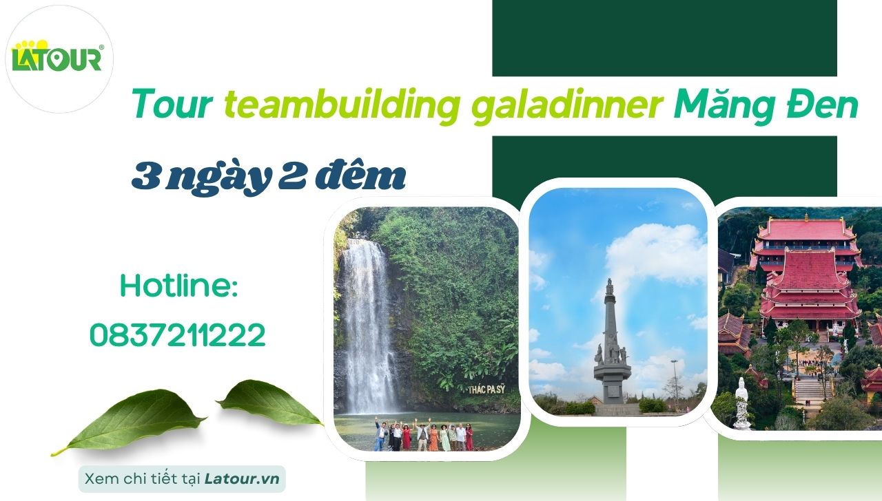 Tour teambuilding galadinner Măng Đen 3 ngày 2 đêm ngày 1