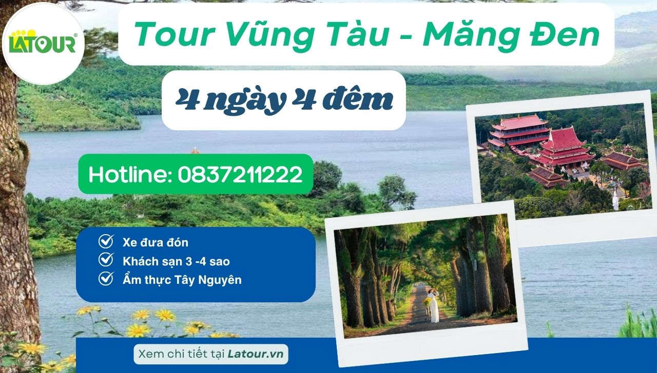 Tour Vũng Tàu Măng Đen 4 ngày 4 đêm