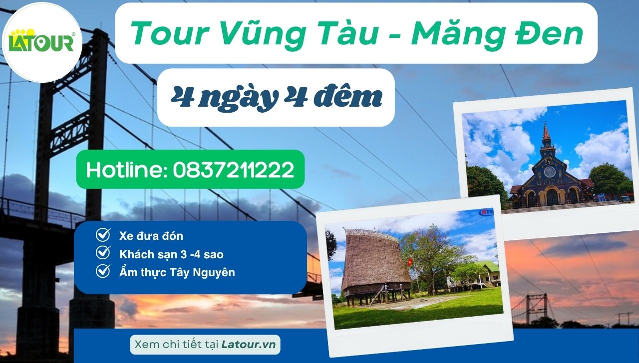 Tour Vũng Tàu Măng Đen 4 ngày 4 đêm ngày 3