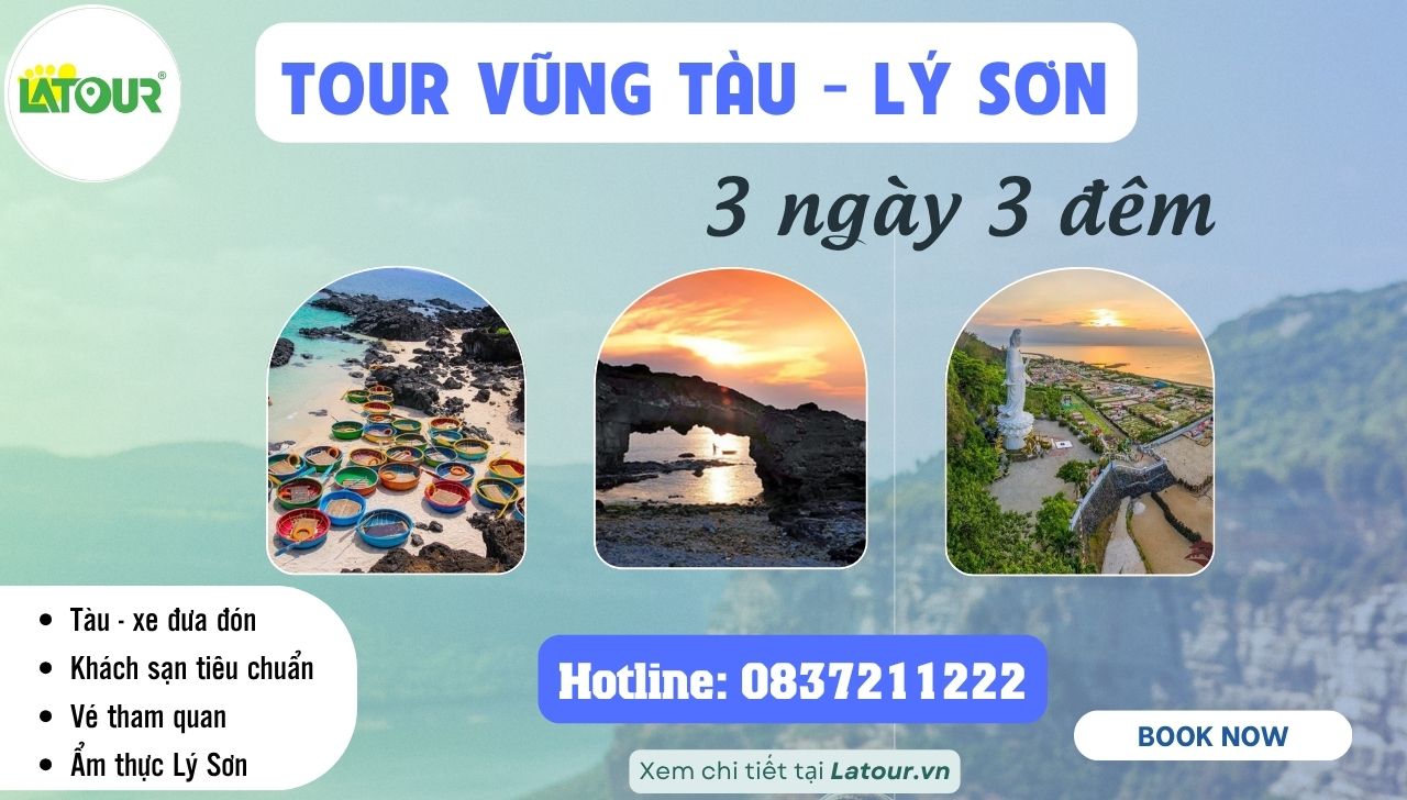 Tour Vũng Tàu - Lý Sơn 3 ngày 3 đêm