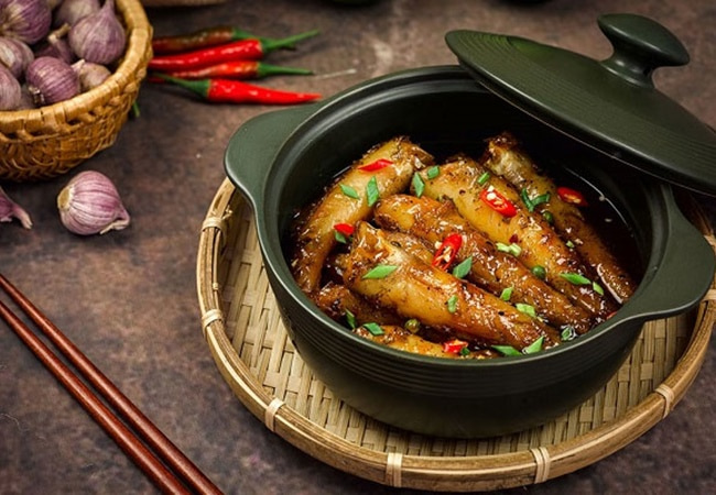 Cá bống thác kho riềng