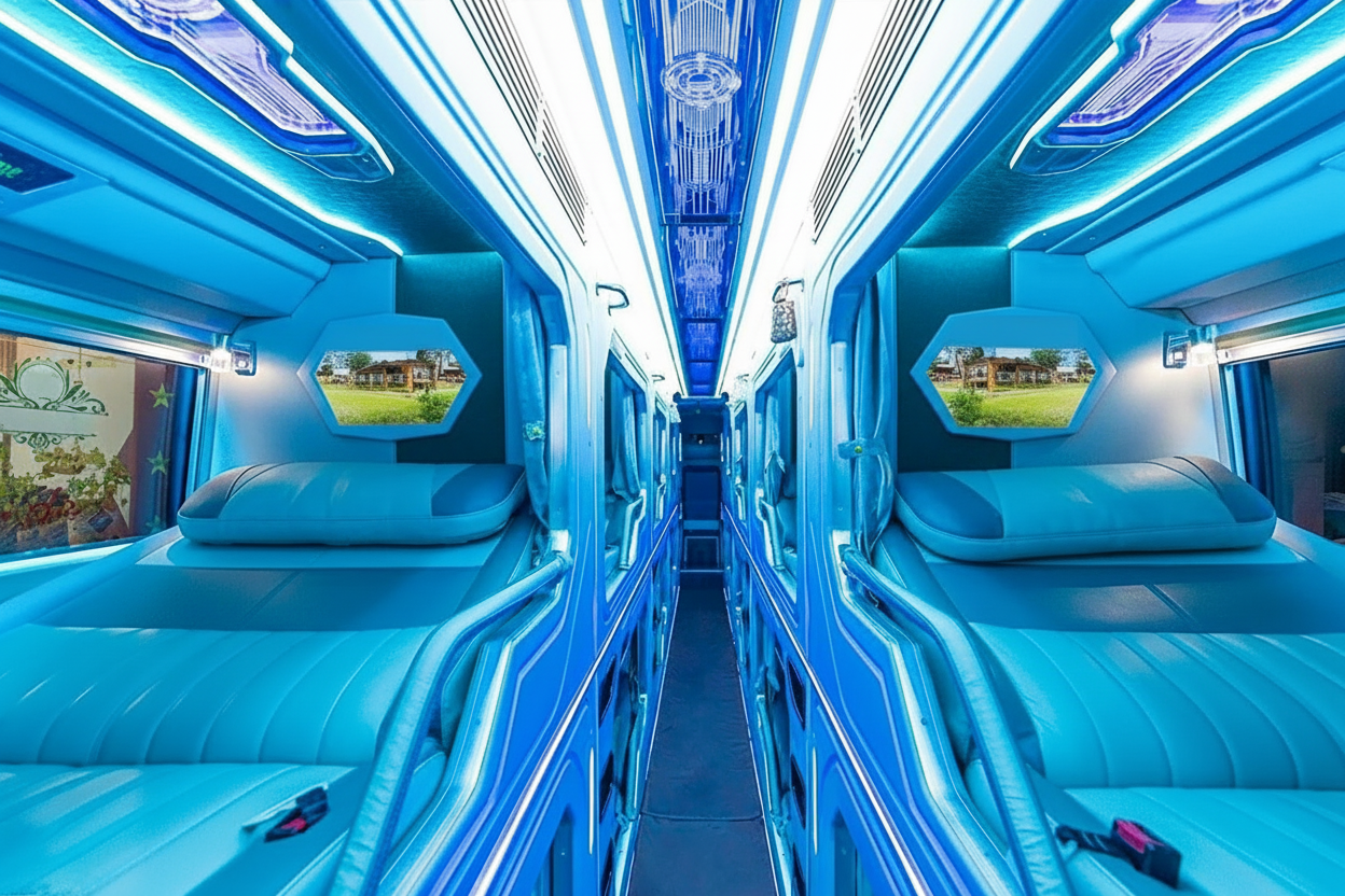 Xe giường nằm hiện đại Xe giường nằm hiện đại