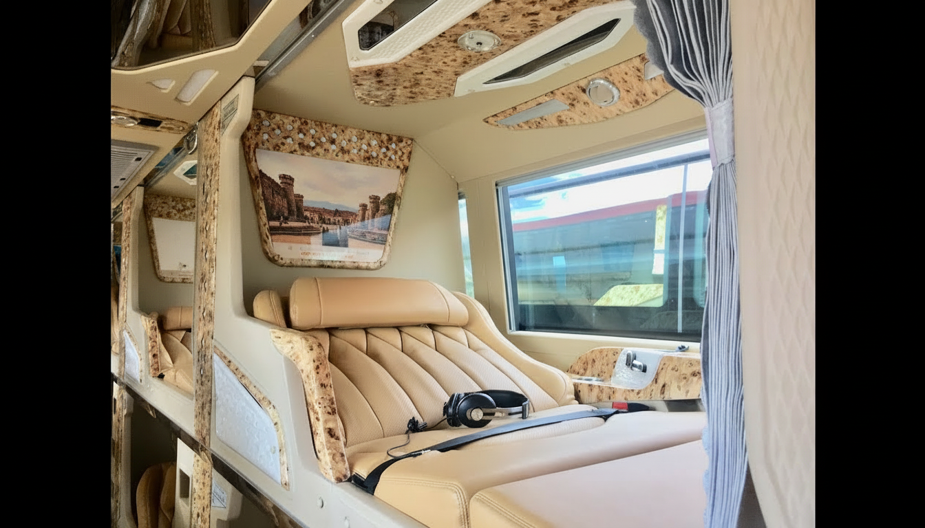 Nội thất xe giường nằm cao cấp