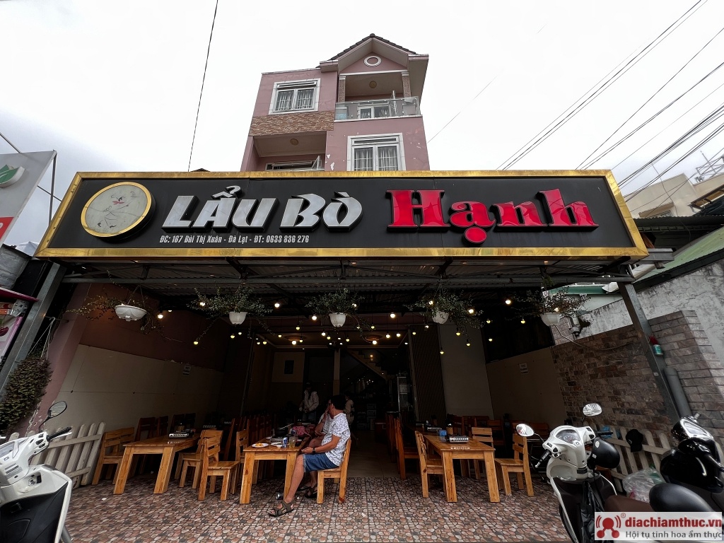 Quán lẩu bò Hạnh Đà Lạt