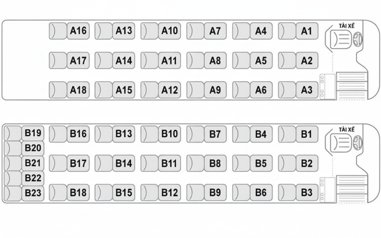 Nội thất xe khách đường dài cao cấp Nội thất xe khách đường dài cao cấp
