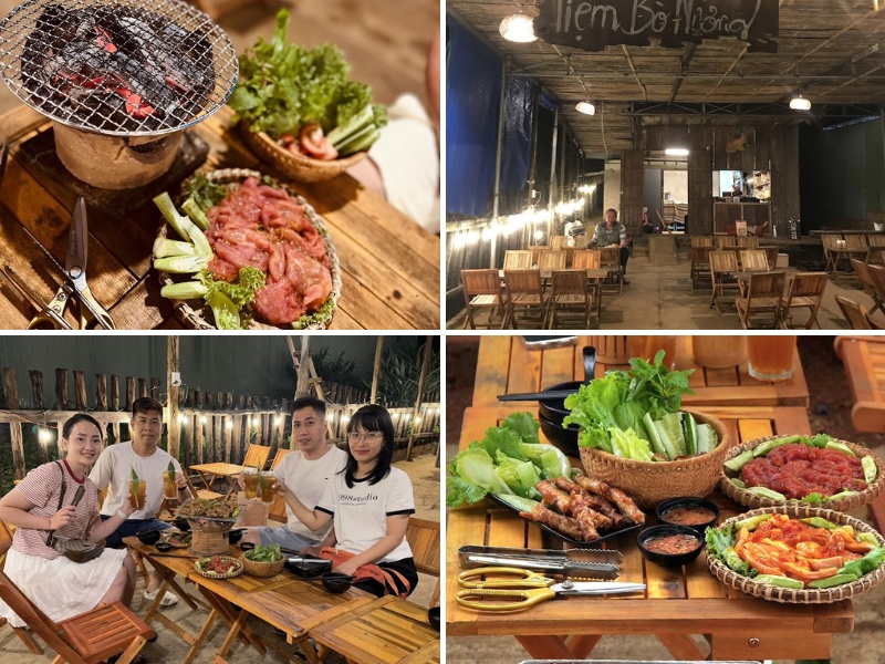 Bò nướng Măng Đen