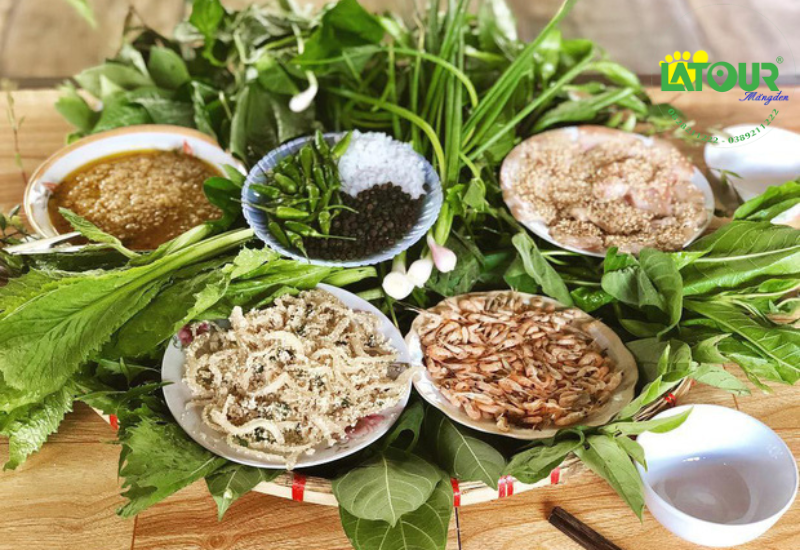 Món ngon Măng Đen - Gỏi lá Măng Đen